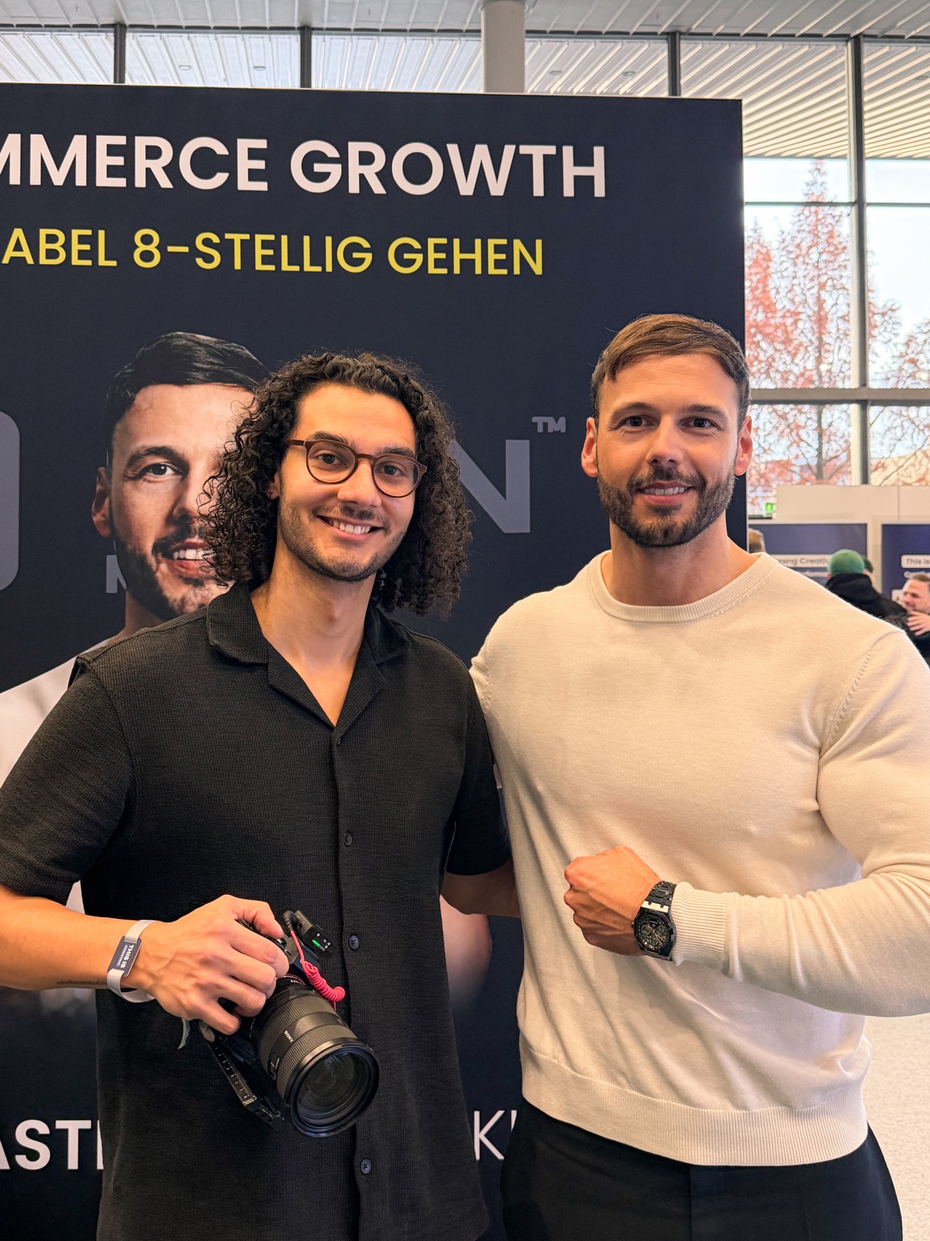 Alex Bannenberg mit Sebastian Szalinski